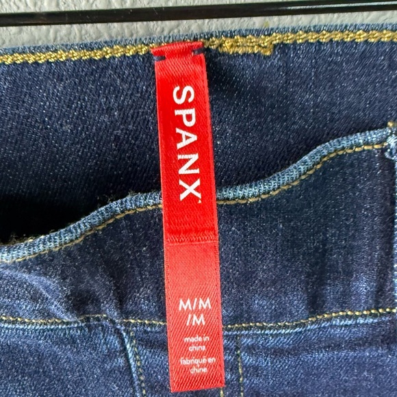 New SPANX Flare Jeans Midnight Shade NWT Business Casual Women’s Size Medium - Picture 7 of 12